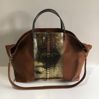 CABAS PENELOPE FAUVE MAT
