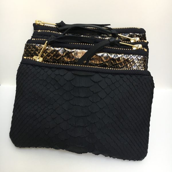 PORTE MONNAIE PYTHON NOIR