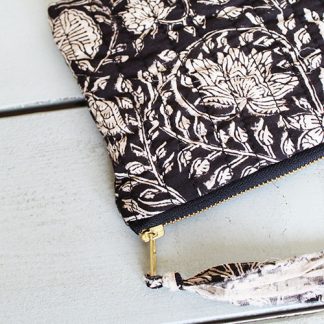 pochette tissu indien