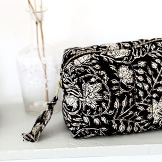alix colombani trousse tissu indien fleurs